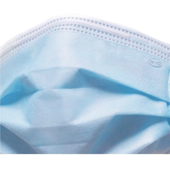 Byd care disposable face mask blue 50 per box. - Picture 7 of 7